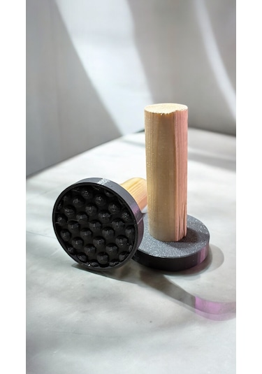 Damla Desen Kurabiye Aparatı 7,5 Cm Gri