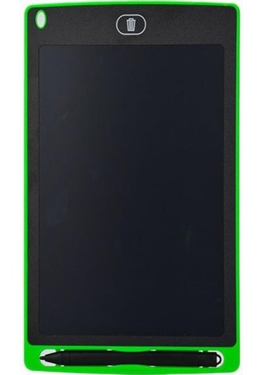 Mufunye Lcd Yazı Tahtası 8.5 Tek / 10 İnç / 12 İnç Lcd Çocuk Küçük Çizim Tahtası Not Taslak Yazı Tahtası Hediye 8.5" Siyah Monokrom Çok Renkli