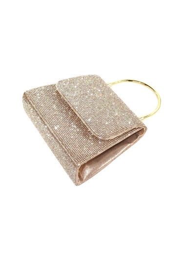 Gold Taşlı Abiye Çanta Altın Kadın Abiye Çanta Gold Abiye Çanta Davet Gece Clutch Çanta