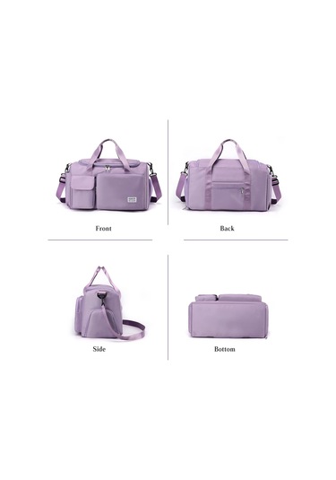 Kadın Ve Erkek İçin Seyahat Çantası, Spor Çantası, Katlanabilir, Mavi