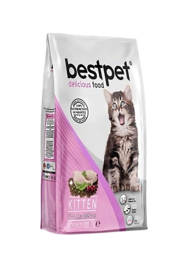 Bestpet Tavuklu Yavru Kedi Maması 15 KG