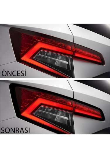 Skoda Karoq Stop Çerçeve Sticker/2017-2021-makyajsız/parlak Siyah