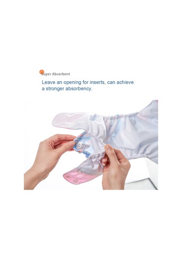 Geekyou Bebek Eğitimi Bezi - Su Geçirmez, Nefes Alır, Yıkama Uygun, Ultra Emici - 4 Adet, 36-46cm Genişlik Aralığı 3 - 4 Numara