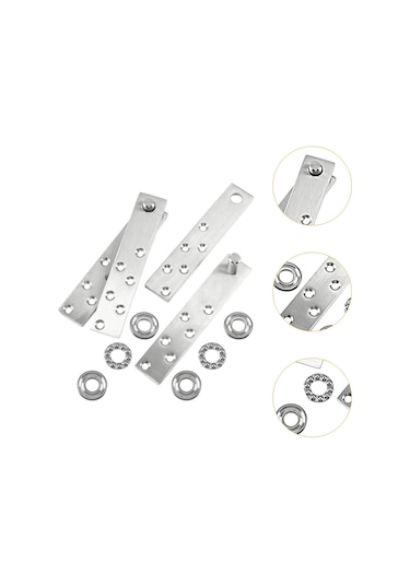 Homyl Kapı Pivot Menteşeleri 360 Derece Dönebilen Yatak Odası 15 Cm