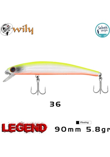 Wily Legend 90f 9cm 5.8gr No:36 Maket Balık