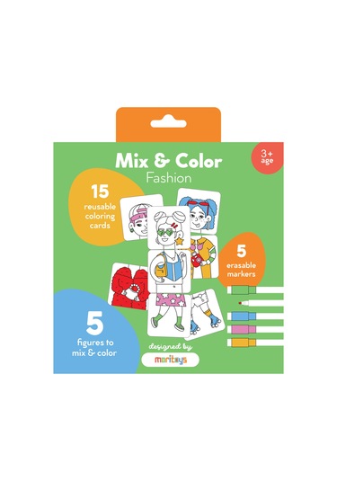 Moritoys Mix And Color - Fashion - Karıştır Renklendir Moda Puzzle