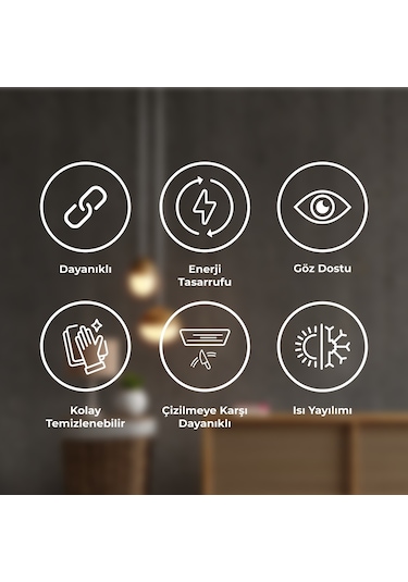 Modern Led Avize Dekoratif Linear Armatür Lineer (546805478)