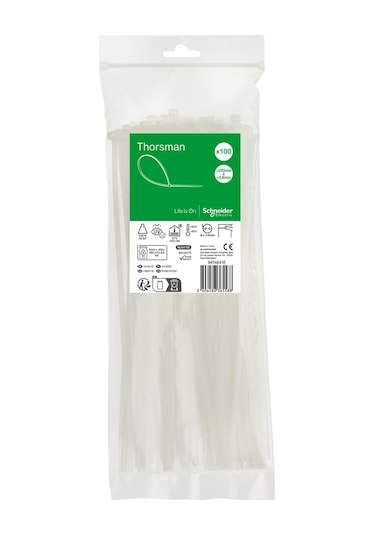 Schneider Electric Imt46415 250x4,8 Beyaz Kablo Bağı Klips 100'lü Paket