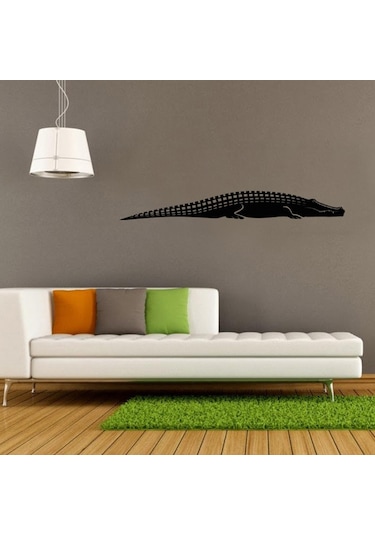 Timsah Folyo Sticker 160cm Uzunluk Siyah