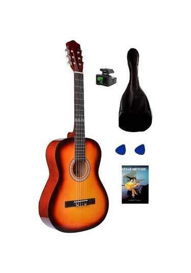 Arriva Tam Boy 4/4 Klasik Gitar Seti 39''  Günbatımı