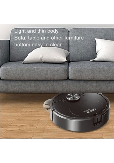 Dancemonkey Otomatik Akıllı Süpürme Robotu Şarj Edilebilir Ev 3'ü 1 Arada Zemin Temizleyici Beyaz, Yüksek Kapasiteli Beyaz