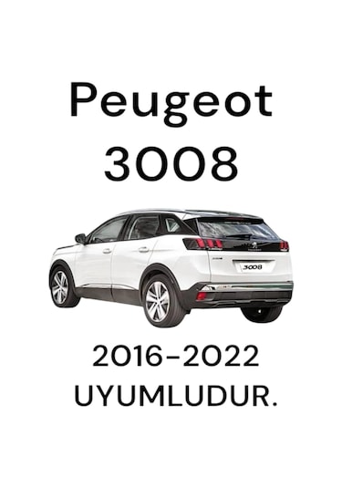 Peugeot 3008 Pandizot Bagaj Rafı 2016-2022