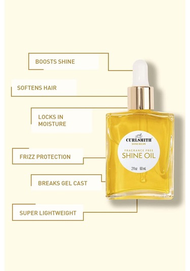 Curlsmith Shine Oil Parlaklık Verici Saç Bakım Yağı 60ml