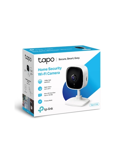 TP-Link Tapo C100 Wi-Fi Full HD 1080P Ev Güvenlik Kamerası
