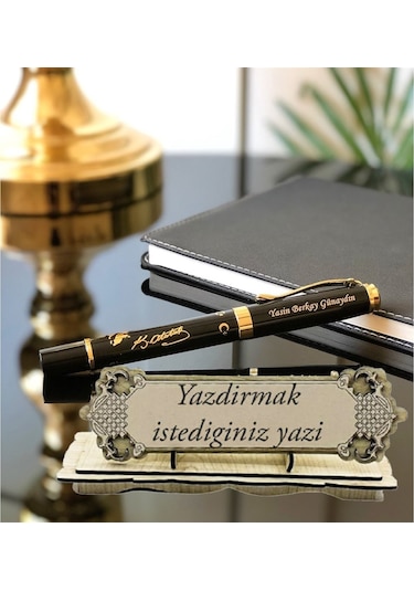 Kişiye Özel Atatürk Siluet ve Masa Üstü İsimlik