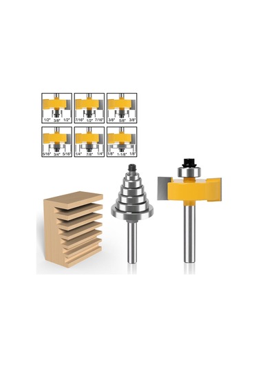 1/4 İnç Ayarlanabilir Kesme Bıçağı Seti