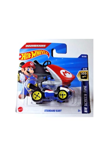 Hot Wheels Tekli Araba Standart Kart Marıo Screen Tıme Hyw83