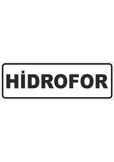 HİDROFOR LEVHASI