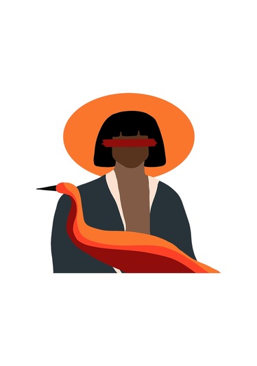 Renkli Vektör İnci Küpeli Kız Ve Portreler Doğal Taş Bardak Altlığı 4'lü Set - Natural Stone Coasters - Taş Çok Renkli