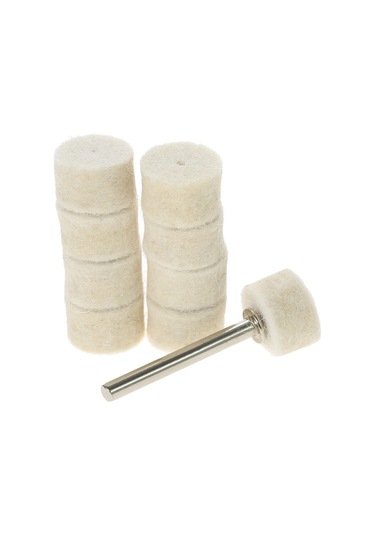 Moveevo 129 Parça Yün Ve Demir Fırçalı Polisaj Tırnakları - Metal, Ahşap Ve Kuyumculuk İçin Elektrikli Taşlama Aksesuarı