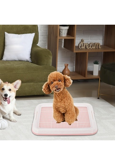 Homyl Küçük Köpekler Için Köpek Lazımlık Tuvalet Pembe