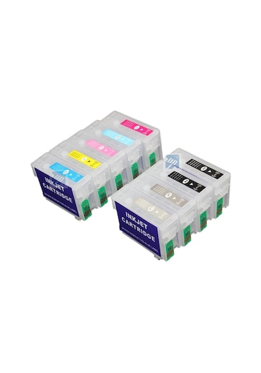 Epson Surecolor Sc -p600 Epson T7601-7609 Uyumlu 9 Renk Kolay Dolan Kartuş Dolu Bk1008.01.020.7.7 Bk Gift