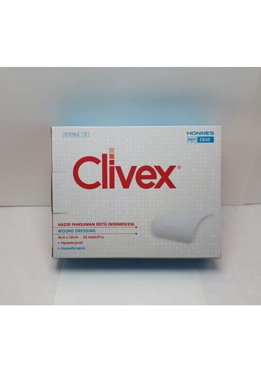 Hazır Pansuman Örtü Nonwoven 9cmx10cm 25adet C610