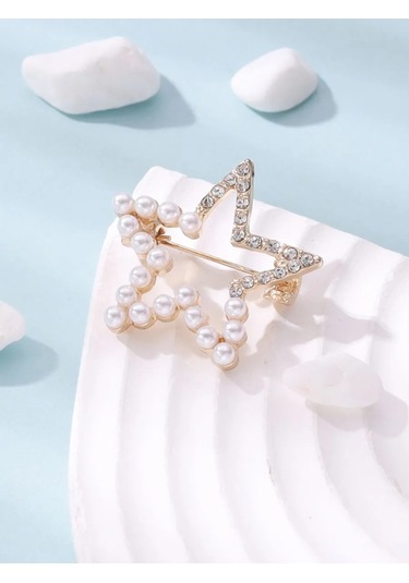 Fashion Jewelry Orijinal Yıldız Broş 292466956 Beyaz