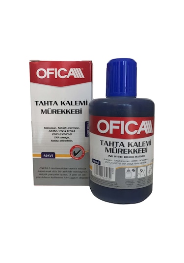 Ofica Tahta Kalemi Mürekkebi 100 Ml. Mavi Fmm-06M
