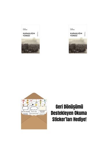 Karanlığın Yüreği Ciltli + Karanlığın Yüreği + Okuma Sticker'ları