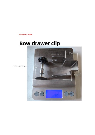 Yunboo Çekmece Paneli Sabitleyici Klip: G-şekilli Paslanmaz Çelik, Kaymazlı Mat, Yüzeyi Kırmayan Montaj Yardımcısı 152g Diğer