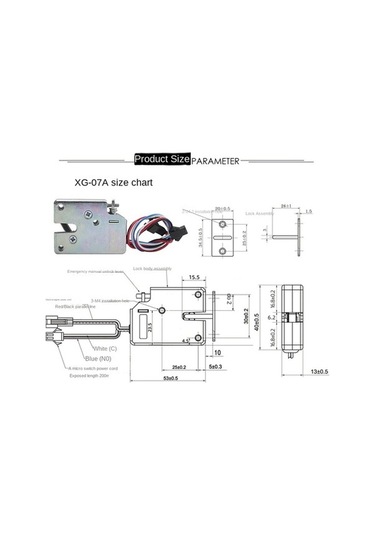 Ulzyvf Mini Kontrol Kilidi Kilidi Kapı Elektrik Dolabı Depolama Dc Çekmece 12v Cs