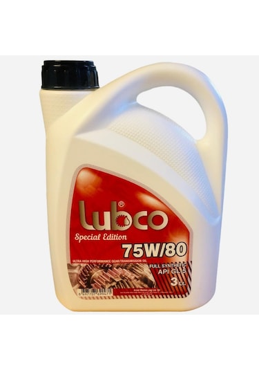Lubco Ep 75W-80 GL-5 Dişli Yağı 3 L