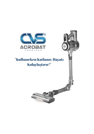 Cvs Dn 4731 Cordless Katlanır Şarjlı Dijital Dik Süpürge