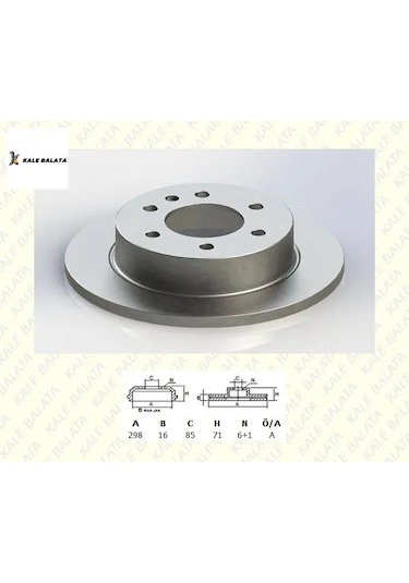 Arka Fren Disk Aynasi 298mm Crafter-sprinter 06-