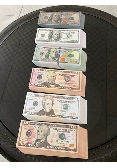 Aykar 300 Adet Karma Dolar Geçersiz Düğün Film Dizi Paraları (545988166)