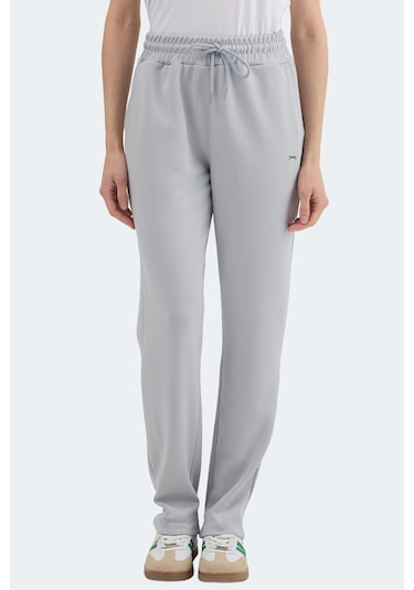 Slazenger Kloras I Kadın Cepli Gri Eşofman Altı Gri