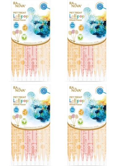 Ranova Köpekler İçin Karışık Lezzetli Lolipop 4'lü 6 x 8 G
