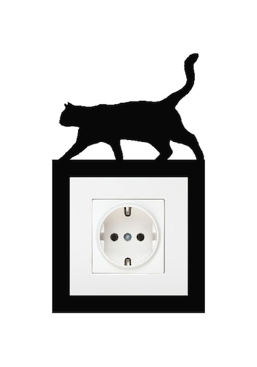 Prizlik Kedi Duvar Süsü Duvar Dekorasyonu 3 Mm Mdf 11x19