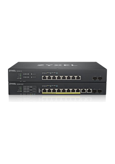 Zyxel Xs1930 12Hp 8Port 2Port 10G 8Port Poe 375W Multi Gigabit Yönetilebilir Switch