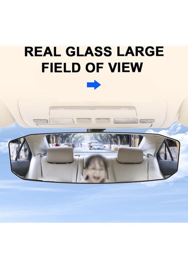 Seametal İç Araba Dikiz Aynası Evrensel Bebek Aynası Dikiz Aynaları Geniş Açı Büyük Görüş Güvenlik Oto Aksesuarları, Seçenekler: Small