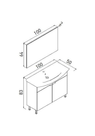 Orka Purus 100 Cm Mat Antrasit Banyo Dolabı Alt Modül Lavabo Ayaklı Antrasit Orka Purus 100 Cm Mat Antrasit Banyo Dolabı Alt Modül Lavabo Ayaklı Antrasit