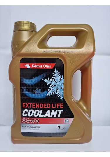 Petrol Ofisi Ext. Life Coolant Antifriz 3 Lt - Kırmızı Antifriz