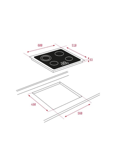 Teka TZ 6316 Ankastre Ocak