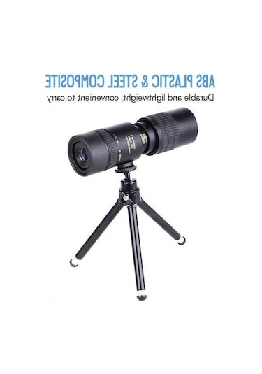 Pazly 10-300x40 Zoomlu Tek Gözlü Binokül: Ayarlanabilir Büyütme, Tripod Ve Fotoğraf Klem İle Kuş Izleme, Doğa Ve Seyahat İçin