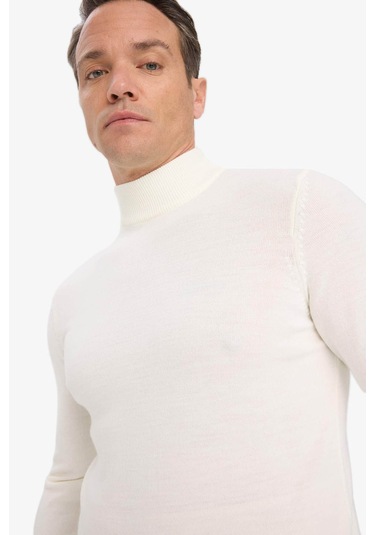 Defacto Ekru Erkek Kazak R1127az/er100 Ekru