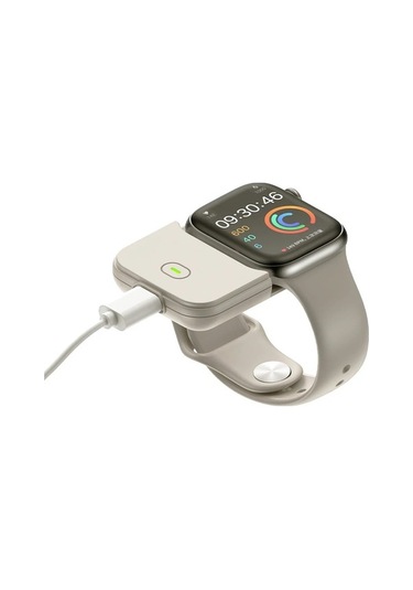 Novahub Taşınabilir Kablosuz Şarj Cih. 1200mah Güç Bankası İos Uyumlu Watch 8/7/6 Starlight 40-41mm Starlight