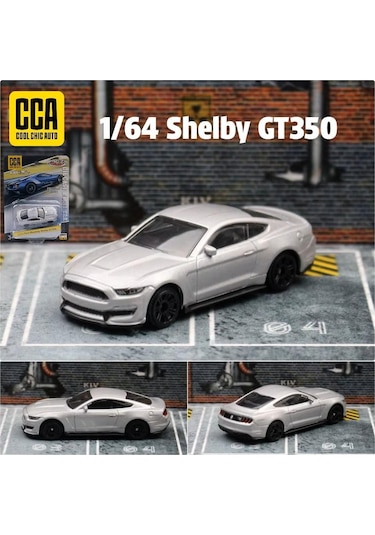 Cca Premium Series Ford Mustang Shelby Gt350 Gümüş 1/64 Model Araba