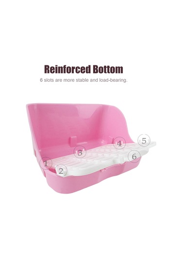 Geekyou Küçük Hayvanlar İçin Kareli Tuvalet Eğitici - Sabit Kilitleme, Kolay Temizleme, Tavşan, Guinea Pig Kullanıma Uygun