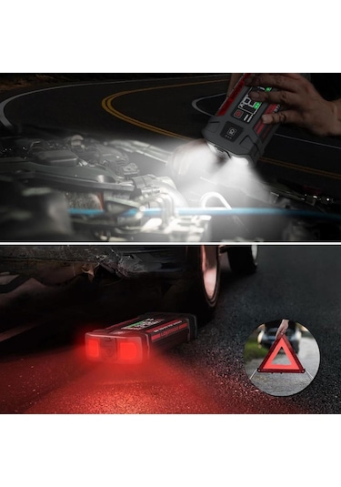 Lokithor J1500 12v 1500amp Lifepo4 Akıllı Akü Takviye + Powerbank + Led Lamba